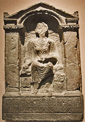 Webster article image, Tombstone of Regina, Great North Museum, Newcastle-upon-Tyne (RIB 1065)