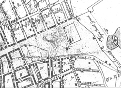 Map of the Eighteenth Century African Burial Ground, Maerschalck Plan (1755)