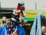 female participant in a Fanti carnival, image by A. Simpson