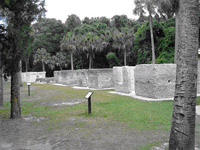 Tabby Slave Cabins at Kingsley Plantation, constructed circa 1814.