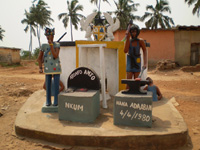 Agorsah and Butler figure 4, shrine with iron smith image