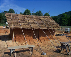 Frontier Culture Museum exhibit 
