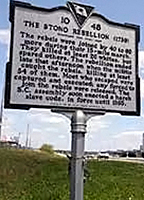 Stono rebellion historic marker